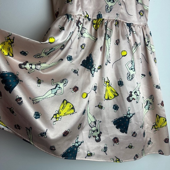 Smak Parlour halter fit and flare pinup girl sleeveless dress size medium - Picture 15 of 15